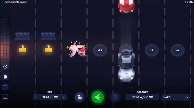 Uncrossable rush slot, uncrossable rush crash game